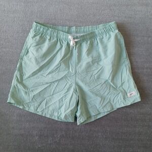 Bather Swim Trunks Men's XL Mint Green Lined Drawstring Polyester Preppy Summer